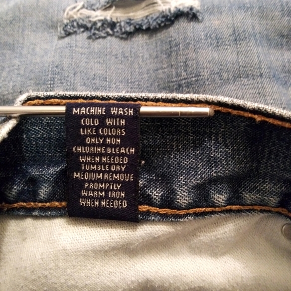American Eagle Outfitters Mini Jean Skirt Size 4 - Picture 5 of 5